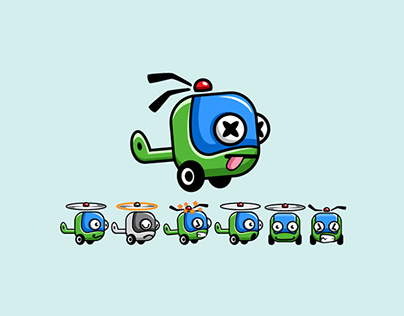 Game Asset - Copter Kid Game Character Sprite Sheets