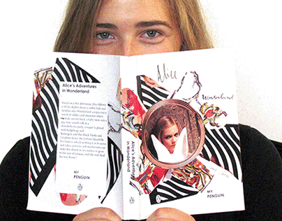 Book Cover for Alice in Wonderland 