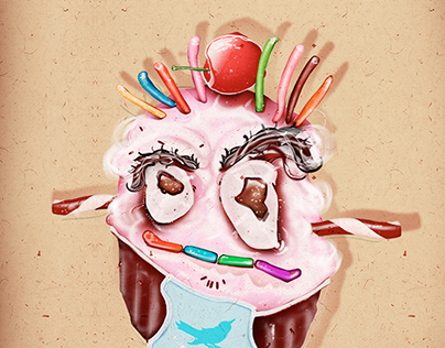 Mockingbird Cupcake Creature