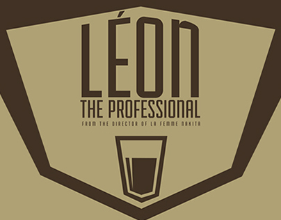 LEON, The Professioal, movie poster design, AIGA