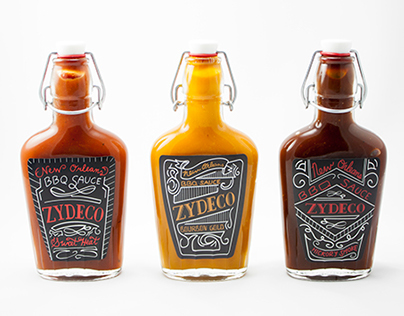 Zydeco BBQ Sauce Packaging