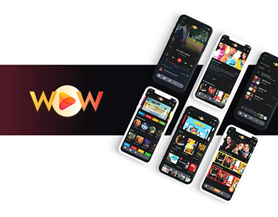 Entertainment app. Ux & Ui mobile design.