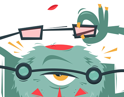 Мартышка и очки | Monkey and spectacles
