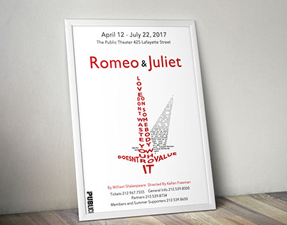Typography Poster Project for Play (Romeo and Juliet)
