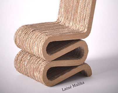 Maquette " Wiggle Side Chair " échelle 1:6
