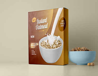 Instant Oatmeal Packaging Design