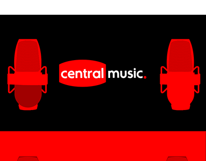 Logo Central Music para Central Madeirense Mercado