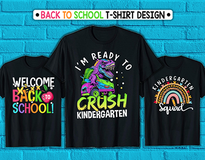 Awesome Graphic Back To School T shirt Design