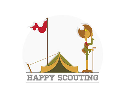 Happy Boy Scouting 