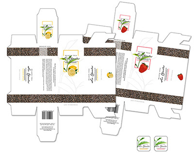 Projekty opakowań herbat / Sir Charles tea packaging