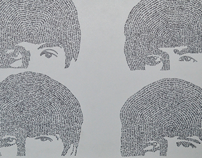 The Beatles, Ilustración Tipográfica