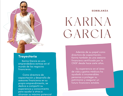Semblanza de Karina García