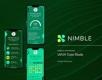 Nimble - Fintech Mobile App Design