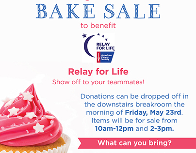 Bake Sale for Relay for Life