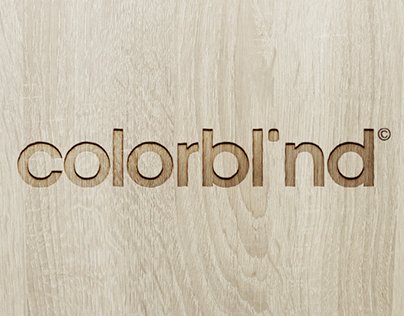 Colorblind Logo & design concept