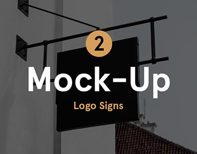 Restaurant & Coffee Signs Mock-Up