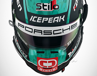 Racing Helmet Graphic Design