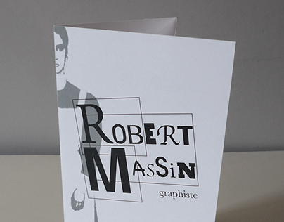 Brochure on a graphic designer