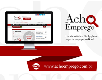 Web Design | Website empresa Acho Emprego