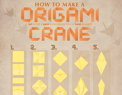 Infographic - Origami Crane