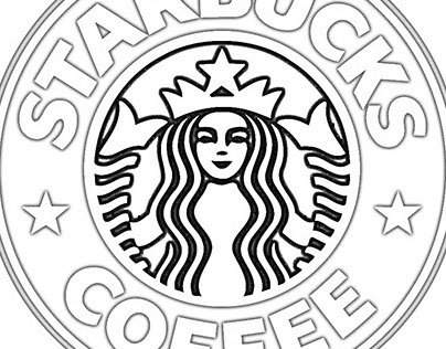 Starbucks Logo Coloring Page Printable Pages.