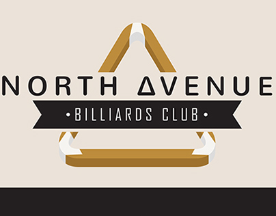 North Avenue Billiards Club Logo Design