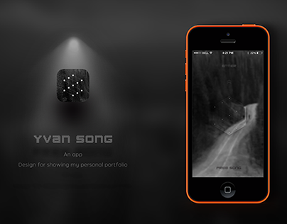 YVAN SONG - Design for showing my personal portfolio