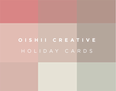 Oishii Creative Holiday Cards