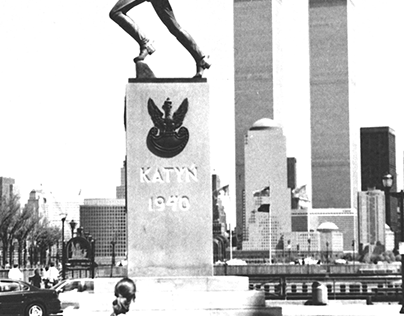 Katyn Memorial and Twin Towers 1999