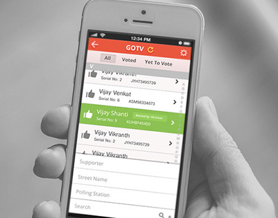 GOTV (GO To Vote) - iOs & Android Application