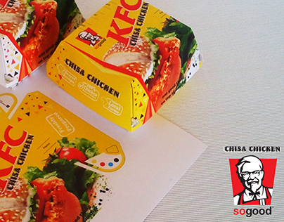 KFC Burger Packaging Design