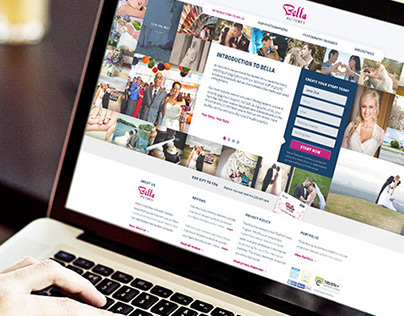 Bella Pictures Landing Page