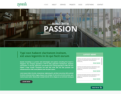 Zynesis Website 