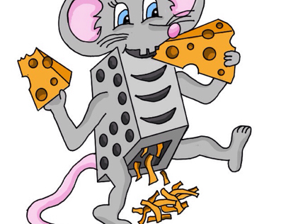 Cheese grater mouse