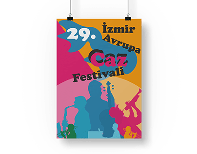 29th Izmir European Jazz Festival poster design