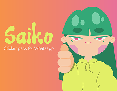 Saiko - sticker set (WhatsApp)