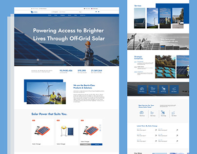 Solar Energy - Solar landing page