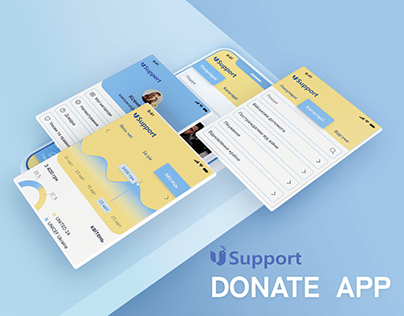 Donation app. UX/UI case.