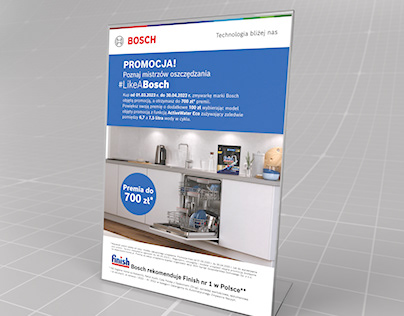Project thumbnail - Bosch A4 Poster - Dishwashers promo "Premia do 700 zł"