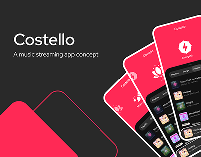 Costello • A Music Streaming App Concept