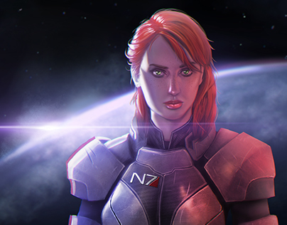 Commander Jane Shepard of Mass Effect