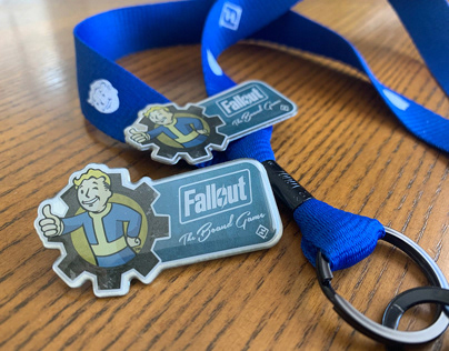 Fallout: The Board Game Pin & Lanyard