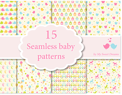 Seamless baby patterns (part 1)