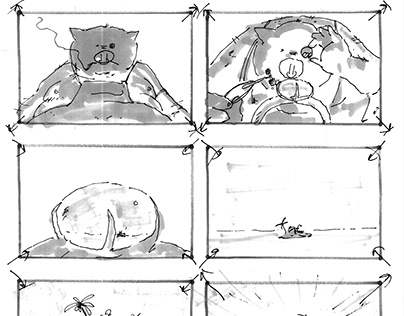 Town of Cats - Storyboard