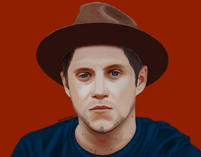 Niall Horan Drawing Finished