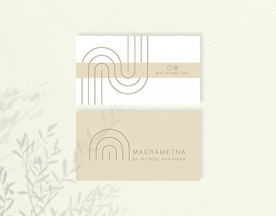 Brand identity for Macrametna by Worod Karaman