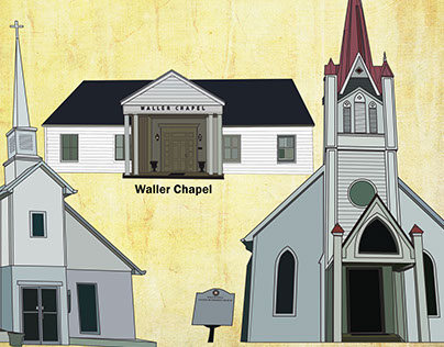 Historic Nolensville Churches - Illustration