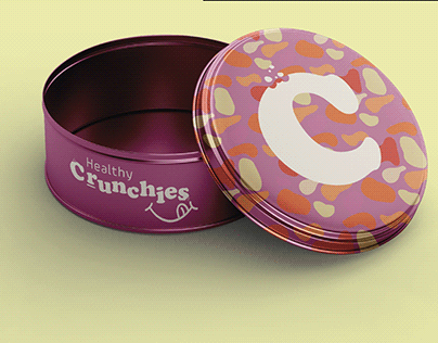 Crunchie cookie brand - visual identity