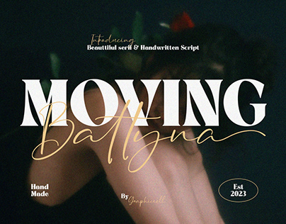 Moving Battyna Duo Serif Font Typeface