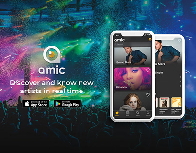 Amic, discover and know new artists in real time